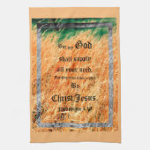 Broom Sage Abstract Filippijnen 4vs19 Theedoek (Verticaal)