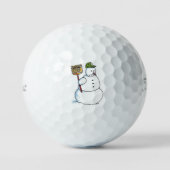 Broom Sneeuwman 2023 Titleist Pro V1 golfballen 3  (Voorkant)