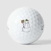 Broom Sneeuwman Callaway Supersoft golfballen 12 p (Voorkant)