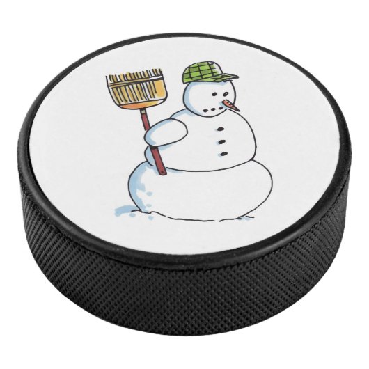 Broom Sneeuwman hockey puck (3/4)