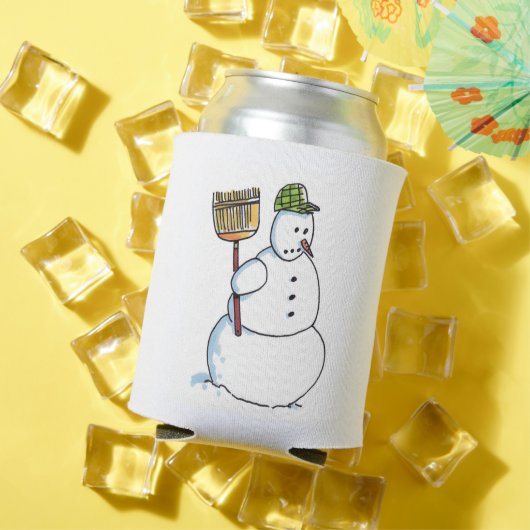 Broom Snowman can cooler (Insitu Zomer)