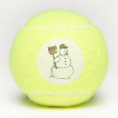 Broom Snowman Penn tennisballen (Voorkant)
