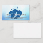 Broom Sparkle Logo | huisreiniger Visitekaartje (Voorkant / Achterkant)