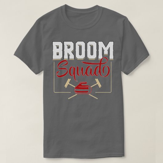 Broom Squad Curling Accessoires Winter Sportcurve T-shirt (Design voorkant)