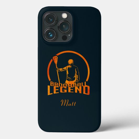 Broomball Legend Cute Sports Case-Mate iPhone Case (Achterkant)