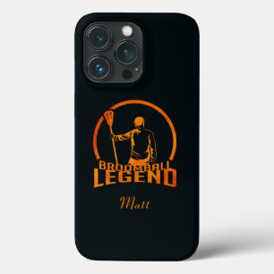 Broomball Legend Sports Pap Birthday Case-Mate iPhone Case