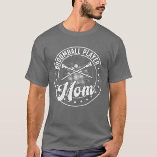 Broombalsport Broombalspeler Moeder retro T-shirt