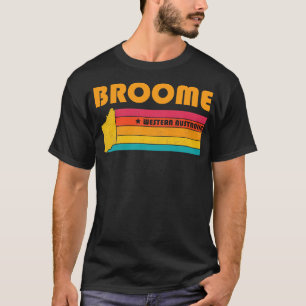 Broome Western Australië Vintage Distress Souven T-shirt