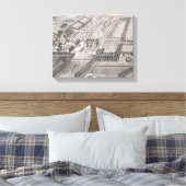 Broome, zetel van Sir Basil Dixwell, uit 'Thirt' Canvas Afdruk (Insitu (Slaapkamer))