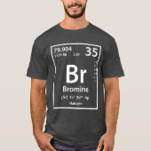Broomelement (wit) t-shirt (Voorkant)