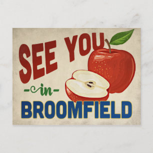Broomfield Colorado Apple - Vintage Travel Briefkaart