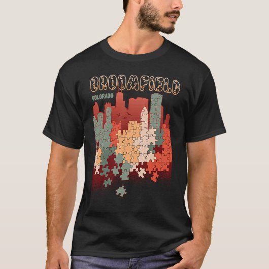 Broomfield In Colorado Travel Souvenir T-shirt (Voorkant)