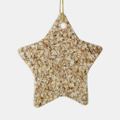 Broomgriesmeel als achtergrondstructuur keramisch ornament (Rechts)