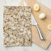 Broomgriesmeel als achtergrondstructuur theedoek (Quarter Fold)