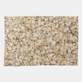 Broomgriesmeel als achtergrondstructuur theedoek (Horizontaal)