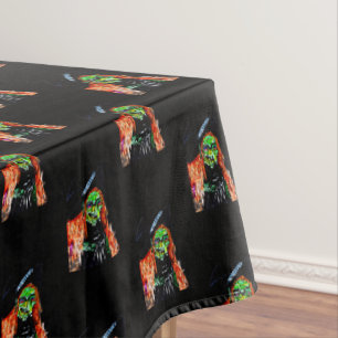BROOMHILDA HALLOWEEN WITCH tafelblad Tafelkleed