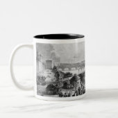 Broomielaw Bridge, karton Place Tweekleurige Koffiemok (Links)