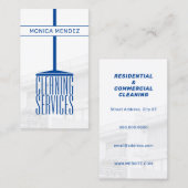 Broomstick, grappige professionele cover visitekaartje (Voorkant / Achterkant)