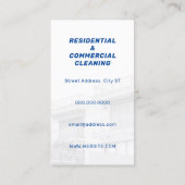 Broomstick, grappige professionele cover visitekaartje (Achterkant)