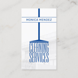 Broomstick, grappige professionele cover visitekaartje