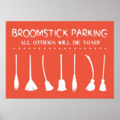 BROOMSTICK PARKING POSTER (Voorkant)