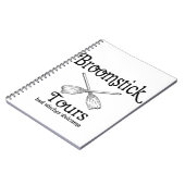 Broomstick tours notitieboek (Linkerzijde)