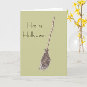 Broomstick Wenskaart Kaart