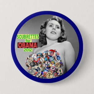 Broos voor Obama 2012 Ronde Button 7,6 Cm