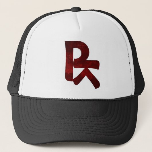 BROOTLYN Logo in Bloed Trucker Pet (Voorkant)