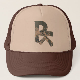 BROOTLYN-Logo in Oerwoud Camo Trucker Pet