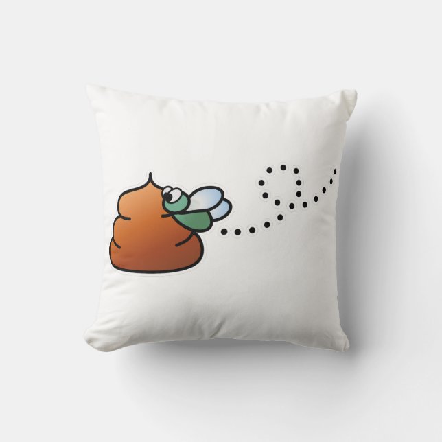 Brootsch de PooPoo Kussen (Voorkant)