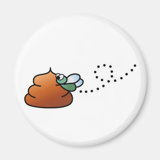 Brootsch de PooPoo Magneet (Voorkant)