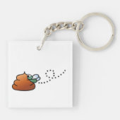 Brootsch de PooPoo Sleutelhanger (Achterkant)