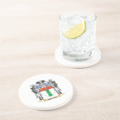 Brophy Coat of Arms - familiekust Zandsteen Onderzetter (Zijkant)