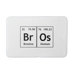 BrOs Chemistry Periodic Table Words Element Symbol Badmat