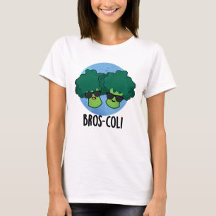 Bros-coli Funny Veggie Broccoli Pun T-shirt