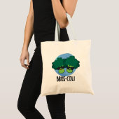 Bros-coli Funny Veggie Broccoli Pun Tote Bag (Voorkant (product))