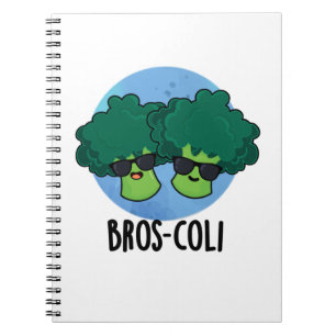 Bros-coli Grappige Groente Broccoli Woordgrap Notitieboek