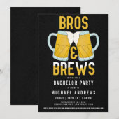 Bros en Brouwsels Mannen Bierpul Verjaardagsfeest Kaart (Voorkant / Achterkant)