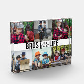 Bros for Life Brothers Foto Collage Typografie (Links)