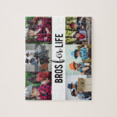 Bros for Life Brothers Foto Collage Typografie Legpuzzel (Verticaal)