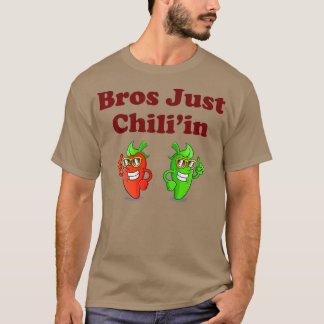Bros Just Chiliin Spicy Cookoff T-shirt