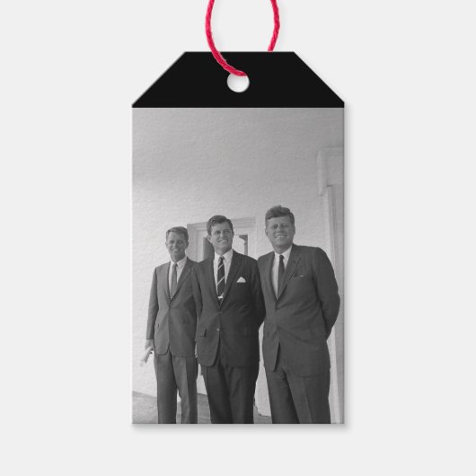 Bros, President John Kennedy, Robert en Ted Cadeaulabel (Voorkant)