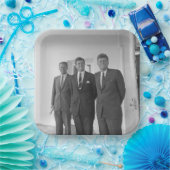 Bros, President John Kennedy, Robert en Ted Papieren Bordje (Feest)