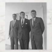 Bros, President John Kennedy, Robert en Ted Wijn Etiket (Enkel label)