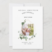 Bros to Bows Baby Sprinkle Uitnodiging (Voorkant)