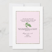 Bros to Bows Baby Sprinkle Uitnodiging (Achterkant)