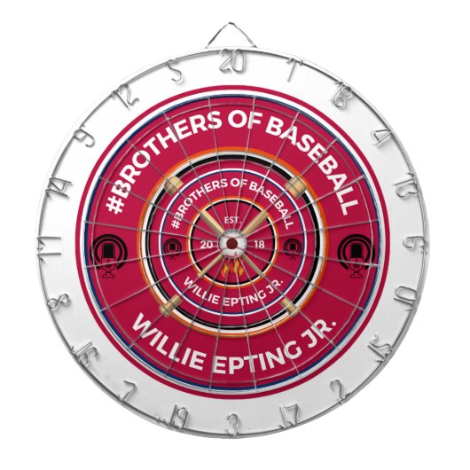 Bros. van BB Dartboard Dartbord (Voorkant)