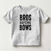 Bros voor Bows Toddler Shirt (Voorkant)