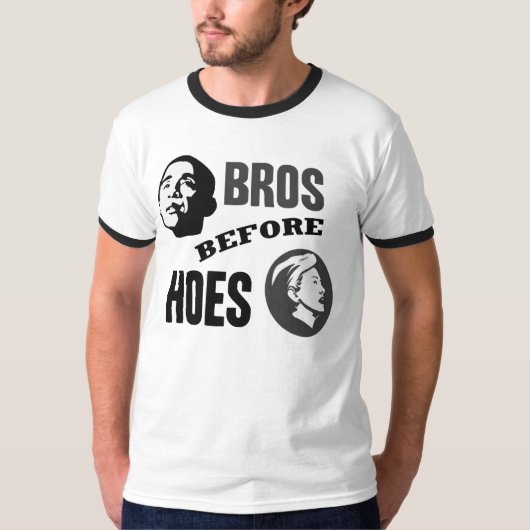 Bros voor Hos Obama Shirten T-shirt (Voorkant)